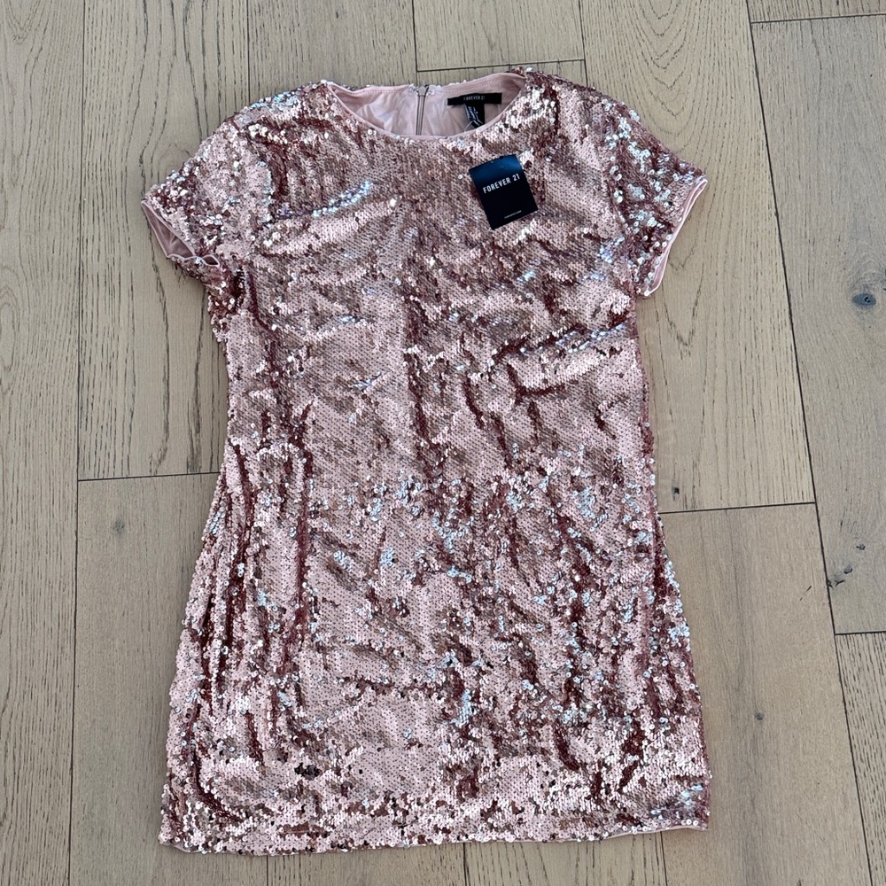 Rose Sequin Dress